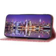 SZY Mall IPhone x Için Flip Case/xs Cüzdan Standı Eşkenar Dörtgen Şekli Günlük Kullanım El Kayışı (Yurt Dışından)