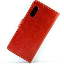 SZY Mall Samsung Galaxy Xcover Pro Kickstand Kart Tutucu Pu Deri Için Flip Case (Yurt Dışından)