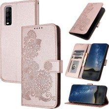 SZY Mall Vıvo Yvivo Kickstand Koruyucu Kapak Için Flip Case Folio Kitap Pu Deri (Yurt Dışından)