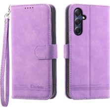 SZY Mall Samsung Galaxy M54 Kart Yuvaları Manyetik Kapatma Bileklik Için Flip Case (Yurt Dışından)