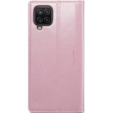 SZY Mall Samsung Galaxy A12 Manyetik Cüzdan Kart Tutucu Retro Kapak Için Flip Case (Yurt Dışından)