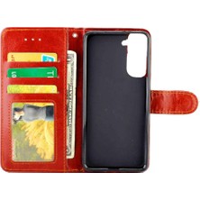 SZY Mall Samsung Galaxy S21 5g Pu Deri Kickstand Darbeye Kart Için Flip Case (Yurt Dışından)