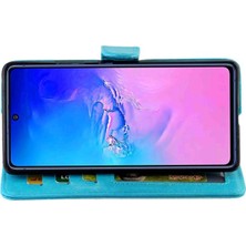 SZY Mall Samsung Galaxy S10 Lite Pu Deri Manyetik Kapatma Kartı Için Flip Case (Yurt Dışından)