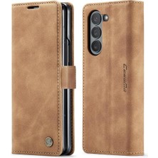 SZY Mall Samsung Galaxy Z Için Flip Case Fold 6 5g Kılıf Kart Yuvası Kickstand Manyetik (Yurt Dışından)