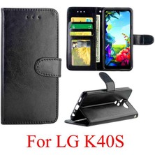 SZY Mall Lg K40S Için Flip Case Kart Tutucu Manyetik Kapatma Darbeye Pu Deri (Yurt Dışından)