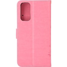 SZY Mall Xiaomi Redmi Not 11 Için 4g Kickstand Pu Deri Manyetik Kart Durumda (Yurt Dışından)