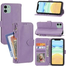 SZY Mall Iphone 11 Için Flip Case Pu Deri Anti Scratch Manyetik Kapatma Kickstand (Yurt Dışından)