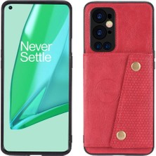 SZY Mall Oneplus 9 Pro Için Cüzdan Kılıf Kart Tutucu Cüzdan Kılıf Darbeye Kickstand (Yurt Dışından)