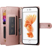 SZY Mall IPhone 6 Için Flip Case Çok Fonksiyonlu Kart Yuvaları Kickstand Cüzdan Bilek (Yurt Dışından)