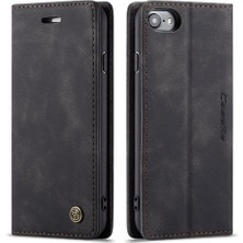 SZY Mall Iphone 7/8 Için Flip Case Manyetik Kapatma Darbeye Vintage Pu Deri (Yurt Dışından)