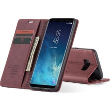 SZY Mall Samsung Galaxy S8 Artı Manyetik Kapatma Darbeye Flip Kitap Için Flip Case (Yurt Dışından)