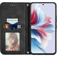 SZY Mall Oppo Flip 11F 5g Için Flip Case Darbeye Cüzdan Deri Kılıf Kapak Çevirin (Yurt Dışından)