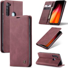 SZY Mall Xiaomi Redmi Not 8 Için Flip Case Kart Yuvası Kickstand Manyetik Pu (Yurt Dışından)