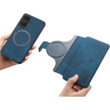 SZY Mall Realme C55 Mıknatıs Koruyucu Malzeme Için Flip Case Cüzdan Kart Standı Retro (Yurt Dışından)