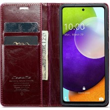 SZY Mall Samsung Galaxy Için Flip Case A52S 5g Kickstand Kart Tutucu Çılgın At (Yurt Dışından)