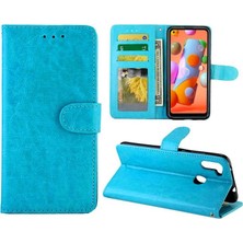 SZY Mall Samsung Galaxy A11 Için Flip Case Kart Tutucu Darbeye Pu Deri Kapatma (Yurt Dışından)