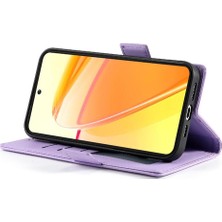 SZY Mall Realme C55 Cüzdan Kart Yuvaları Için Flip Case Iş Çevirme Günlük Kullanım (Yurt Dışından)