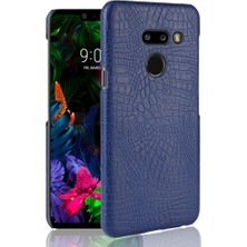 SZY Mall Lg G8 Thinq Klasik Timsah Moda Koruyucu Için Şık Klasik Durumda (Yurt Dışından)