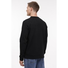Lumberjack ml Zuhn 16ITL521 4pr Sıyah Erkek Sweatshirt