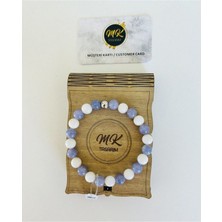 MK Tasarım Mor Kuvars Taşı Bileklik