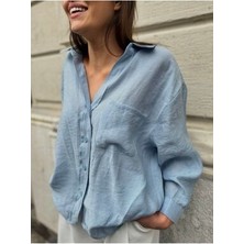 Oversize Düşük Omuz Gömlek