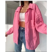 Oversize Düşük Omuz Gömlek