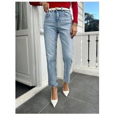 ByCukurovaFrango Kar Yıkama Boyfriend Jean Pantolon