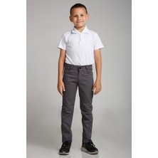 Dragora Spor Model Füme Likralı Canvas Okul Pantolon