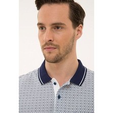 Pierre Cardin Beyaz Regular Fit Polo Yaka T-Shirt