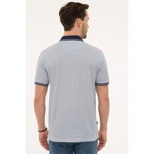 Pierre Cardin Beyaz Regular Fit Polo Yaka T-Shirt