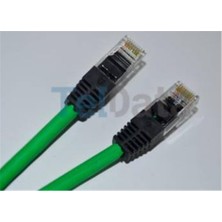 Vcom Teldata TLD-050Y Cat6 0.50MT Yeşil Utp Patch Kablo