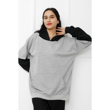 Glamfit Parçalı Sweat Gri - 411.0313