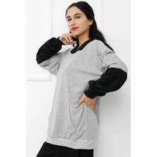 Glamfit Parçalı Sweat Gri - 411.0313