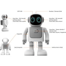 Qstar Dans Robotu Robert RS01 Eğlenceli Öğretici Oyun Arkadaşı Bluetooth Hoparlör