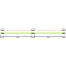 Arukazik Ar. Pe Range Blade Lrf Ip Misina 0.3 Pe Multicolor