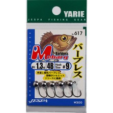 Yarie Mebary Barbless Jh No: 617 Jighead 1 gr #9