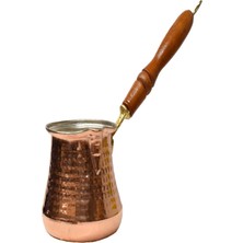 Bakır Sütlük Ahşap Saplı No:1