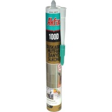 Akfix Duşakabin Silikonu Beyaz 280 ml