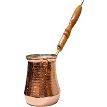 Bakır Sütlük Ahşap Saplı No:3