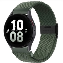 Cover Center Huawei Watch Gt3 Elegant 42MM Uyumlu (20MM) Likralı Örgü Flexible Kayış Akıllı Saat Kordonu