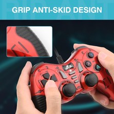 MT40-O Çift Analoglu Kol USB PC Bilgisayar PS3 Oyun Kolu Gamepad Joystick