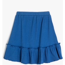 Koton Etek Dokulu Beli Lastikli Fırfır Detaylı