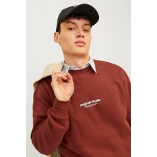 Jack & Jones Jorvesterbro Sweat Crew Neck Noos 12241694 Kiremit