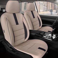 Bonove Toyota Avensıs Sw Uyumlu Lüks Oto,araba Tay Tüyü Koltuk Kılıfı Bej