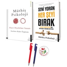 (Müthiş Psikoloji)Seni Yoran Her Şeyi Bırak+Hayır Diyebilme Sanatı+Maje Kalem+2 Kitap Set