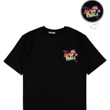 Civil Girls Civil Kız Çocuk T-Shirt 10-13 Yaş Siyah