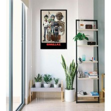 Hediye Vakti Gorillaz Rock Müzik Duvar Posteri - Çerçevesiz