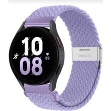 Cover Center Honor Magic Watch 2 42 mm Uyumlu (20MM) Likralı Örgü Flexible Kayış Akıllı Saat Kordonu