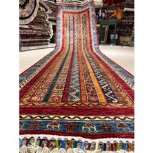 RD Ramazan Dağ El Halı Sanatı El Dokuma Afgan Şirvan Şal Desenli Ebat 300X80.