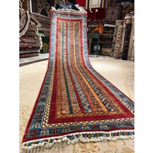 RD Ramazan Dağ El Halı Sanatı El Dokuma Afgan Şirvan Şal Desenli Ebat 300X80.